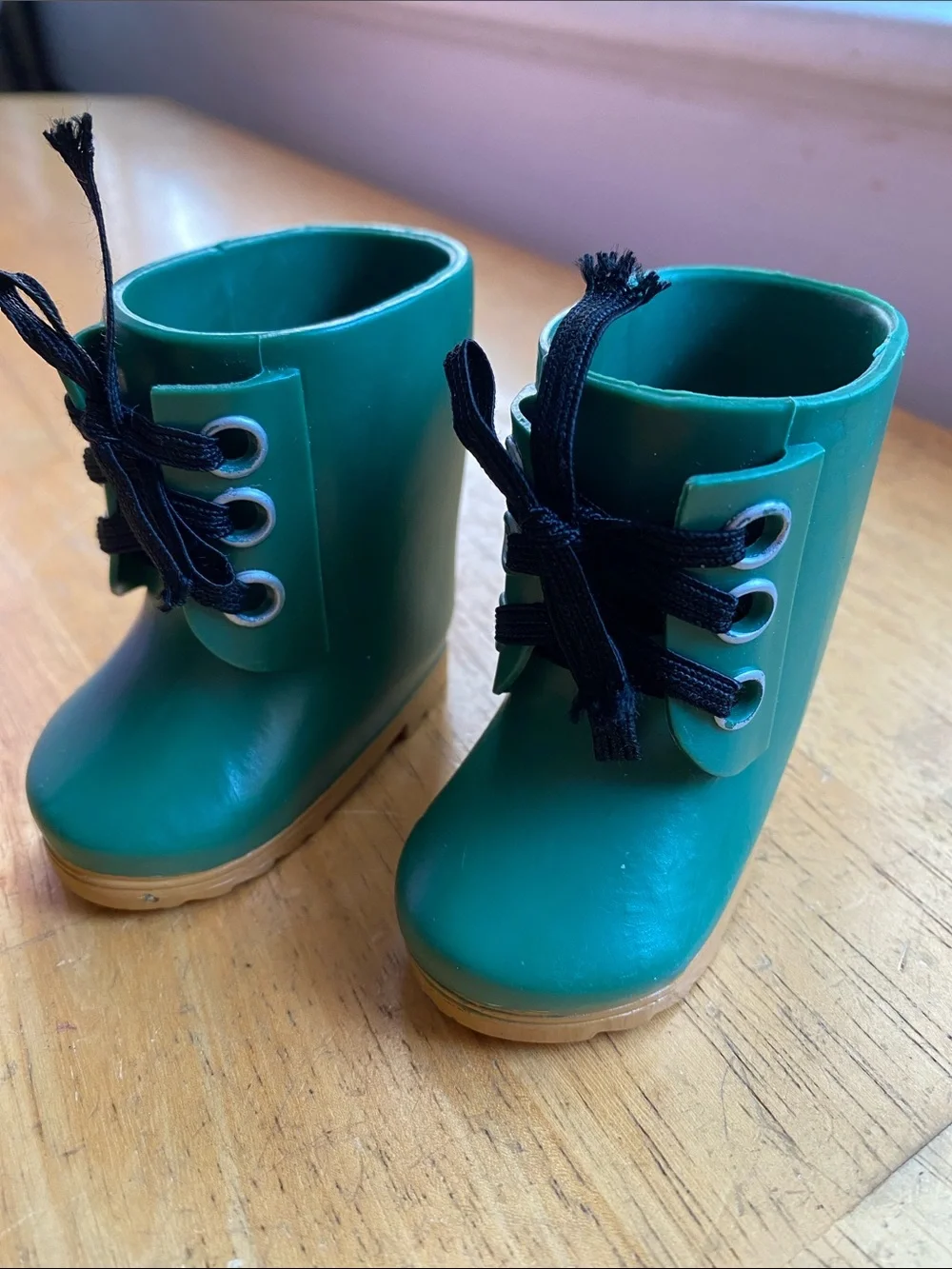 Our Generation Doll GREEN Rain Boots 18